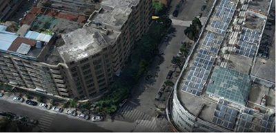 Figure1：Sunshine shadow analysis of buildings in a certain place in summer