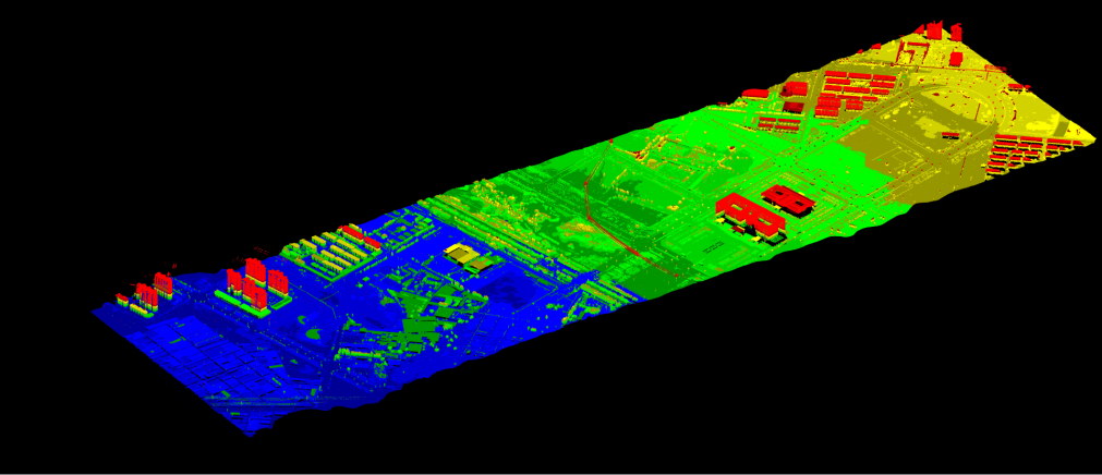 Airborne laser radar measurement technology