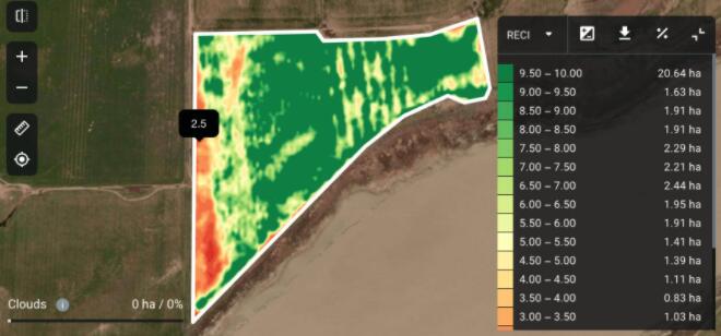 Satellite Technologies For Plant Nutrient Deficiency Identification And Treatment