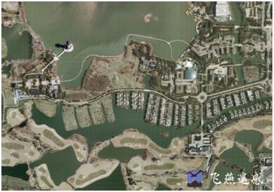 The Digital Orthomap (DOM) is a computer-generated image of an aerial photo in which displacement (distortion) caused by terrain relief and camera tilt has been removed, combining the imagery features of a photo with the geometric features of a map. 