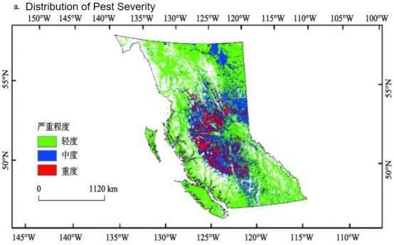 Airborne lidar aerial photography can be used to analyze the degree of plant diseases and insect pests of crops or forest trees according to the laser reflection intensity of crops or forest trees.